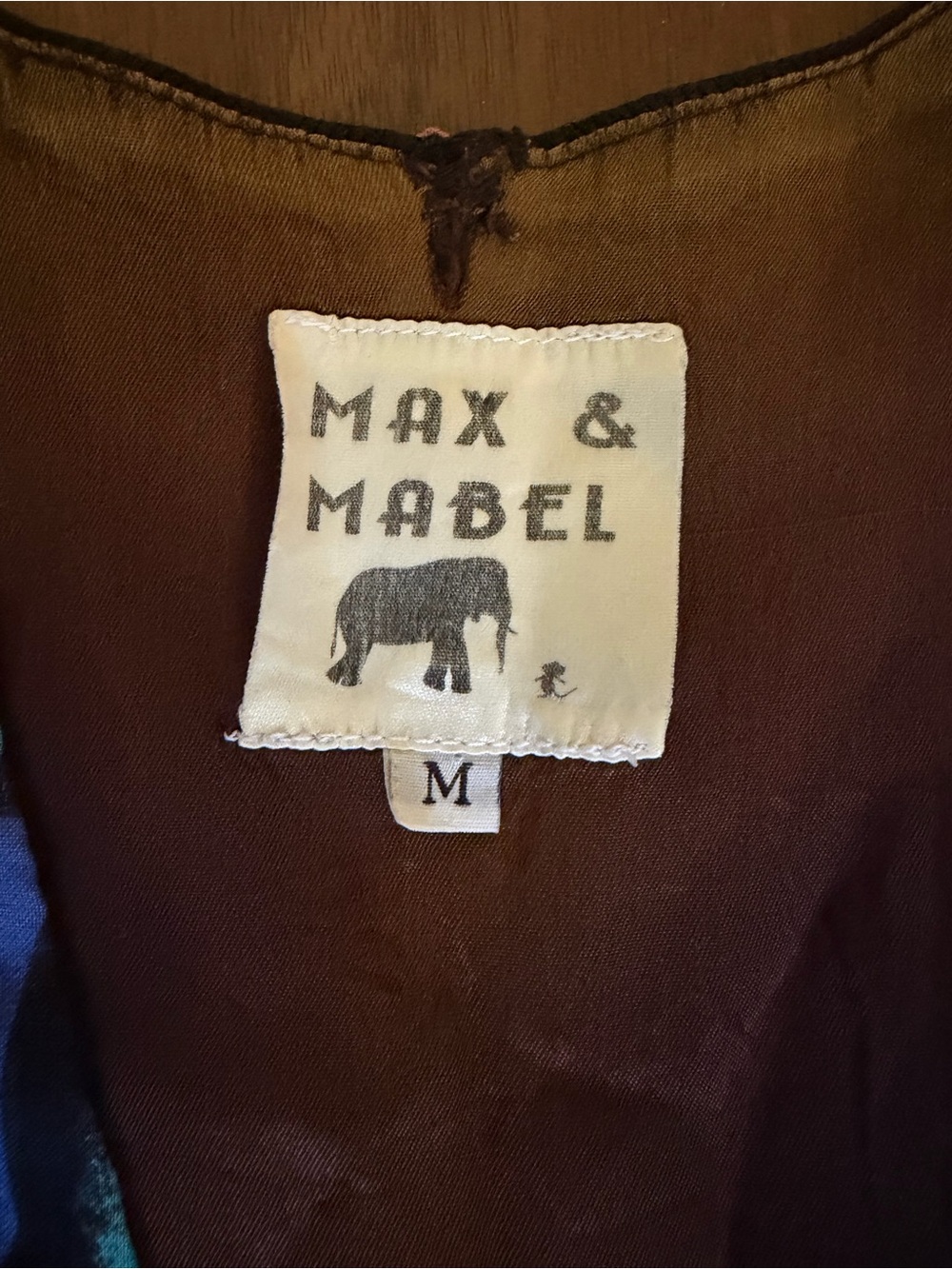 Max & Mabel Colorblock Abstract Print Vest - Multicolor - Picture 4 of 10